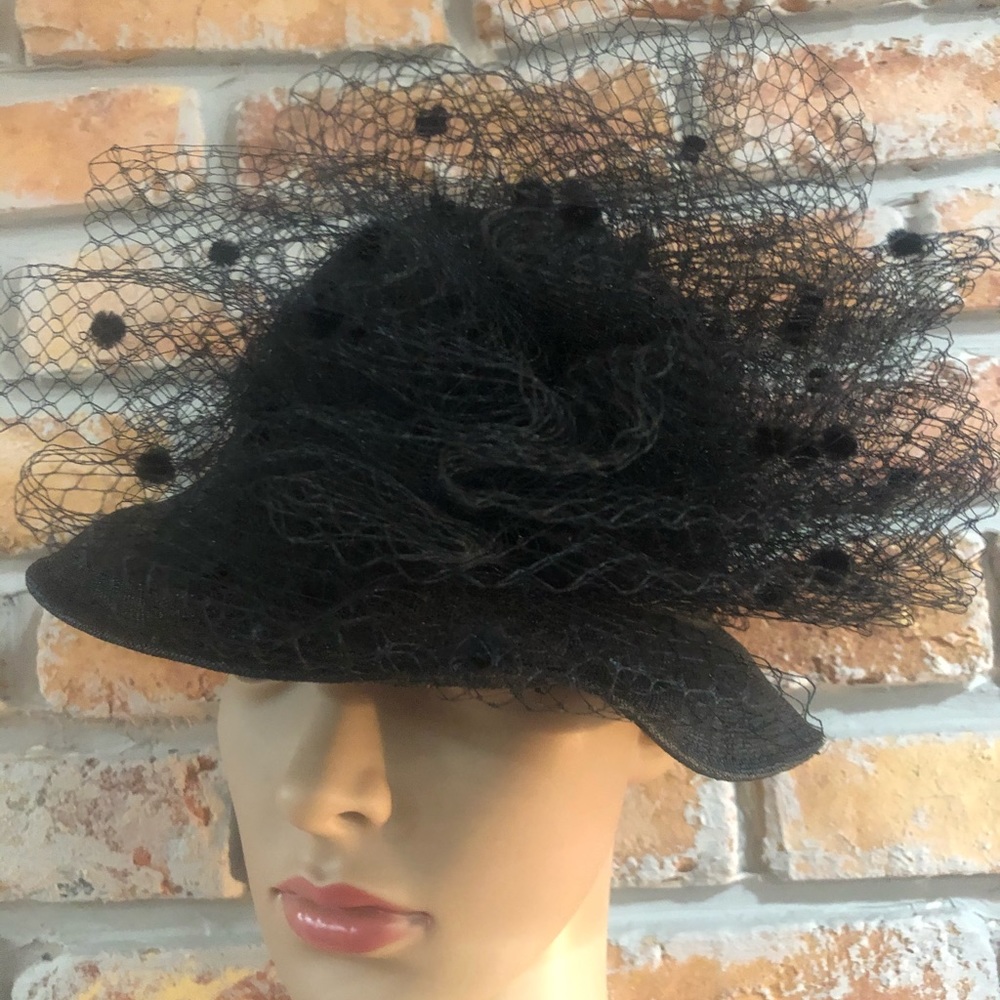 OSCAR DE LA RENTA MILLINERY vintage bespoke hat